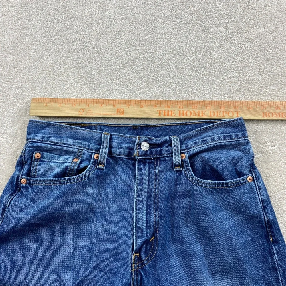 Levi's 555 Jeans Mens 30x30 Blue Classic Straight Leg Denim A7223-0011